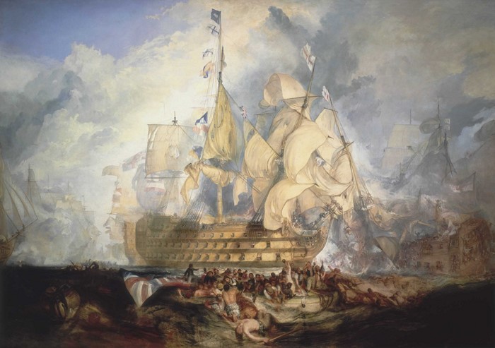 The Battle of Trafalgar by J.M.W. Turner