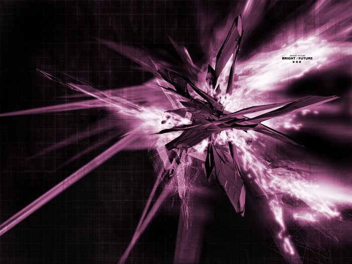 Abstract bright future geometric explosion