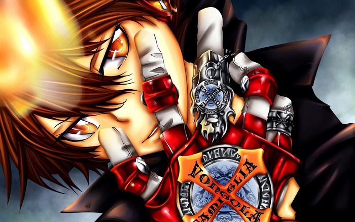 Tsuna Sawada from Katekyo Hitman Reborn! with rings