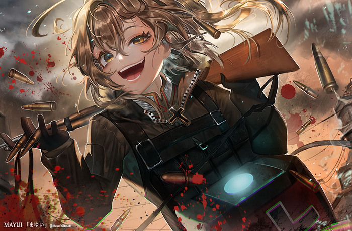 Tanya Degurechaff from Saga of Tanya the Evil with Rifle