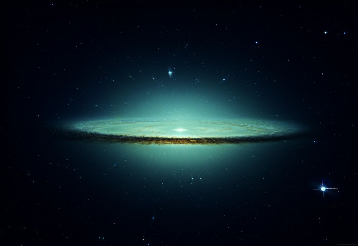 Galaxy in deep space