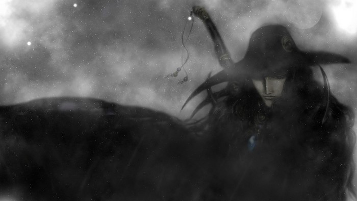Vampire Hunter D in a starry night