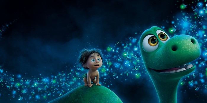 Arlo and Spot from The Good Dinosaur