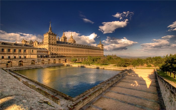 El Escorial Palace and Gardens, Madrid, Spain