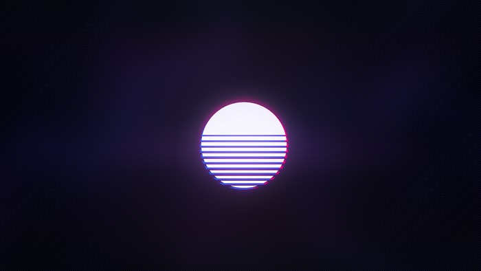 Retro Wave Sun 4K