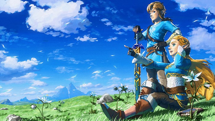 Link and Zelda from The Legend of Zelda