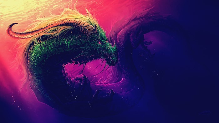 Dragon in Water