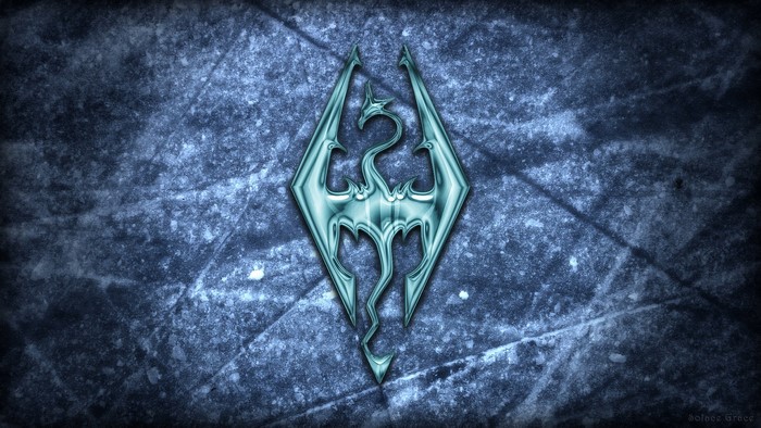 The Elder Scrolls V: Skyrim Dragon Logo