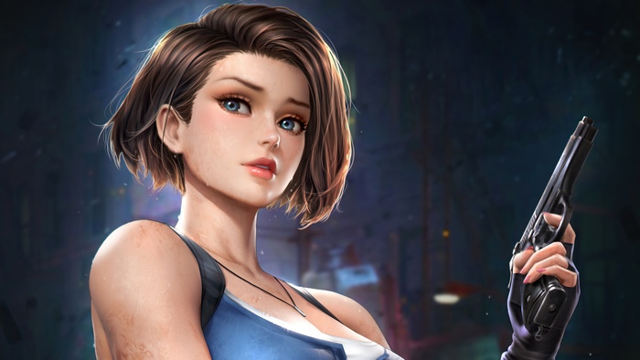 Jill Valentine, Resident Evil 3 Remake, 4K