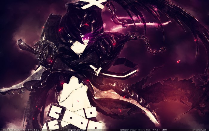 Black Rock Shooter from Black Rock Shooter