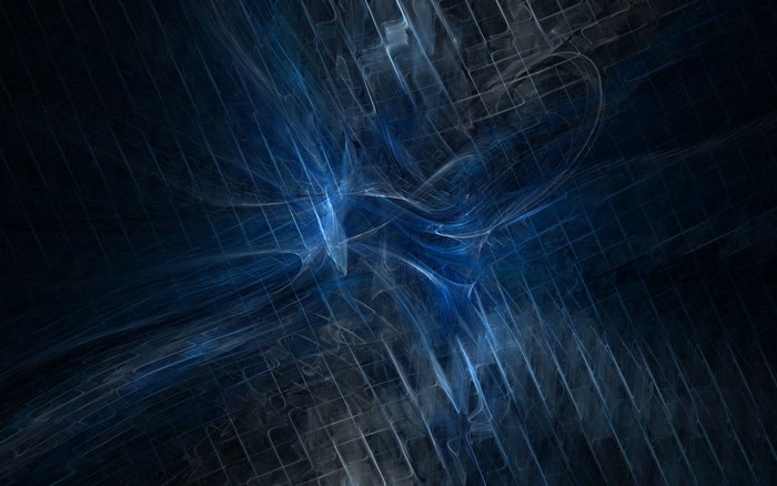 Abstract Blue and Black Grid Pattern