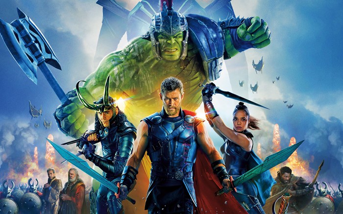 Epic Marvel Avengers Battle Featuring Thor, Hulk, Loki, and Valkyrie