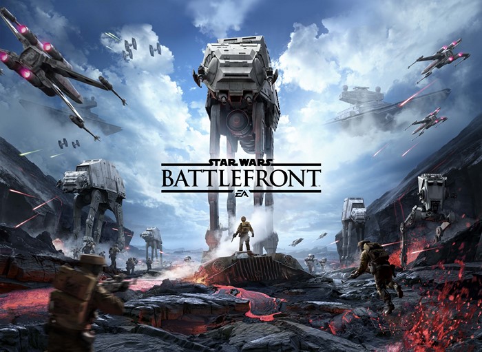 Star Wars: Battlefront EA AT-AT Walker Battle
