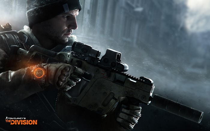 Man with rifle in Tom Clancy's The Division