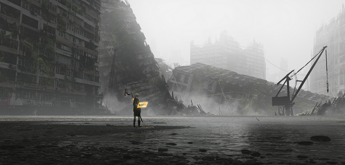 YoRHa No.9 Type S in a ruined city
