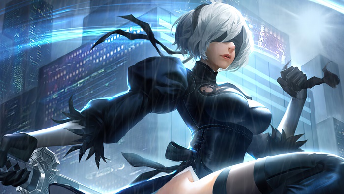 2B from Nier Automata in 4K