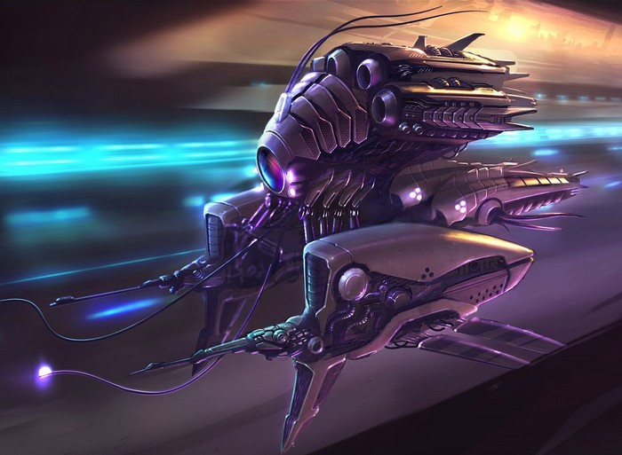 Alien Sci Fi Spaceship Technology Weapon