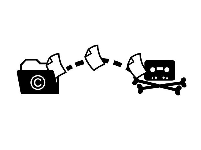 Copyrighted files being pirated