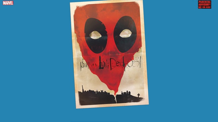 Deadpool Poster with Parental Advisory