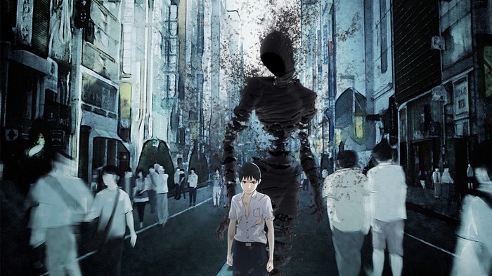 Kei Nagai and a Black Ghost from Ajin: Demi-Human