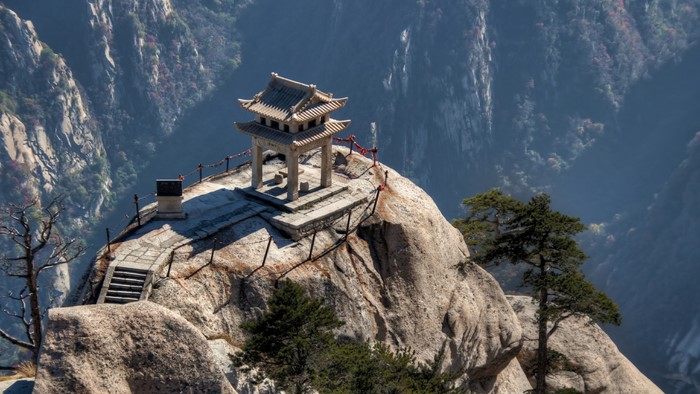 Temple on Mount Hua, China