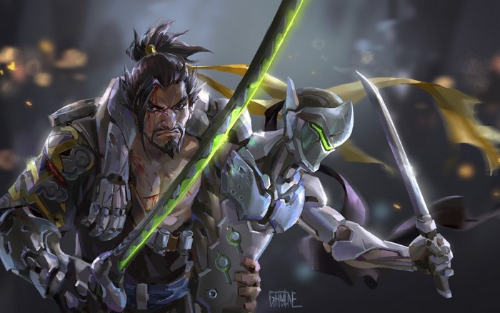 Hanzo and Genji from Overwatch