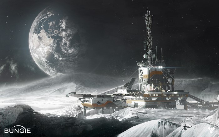 Destiny video game concept art