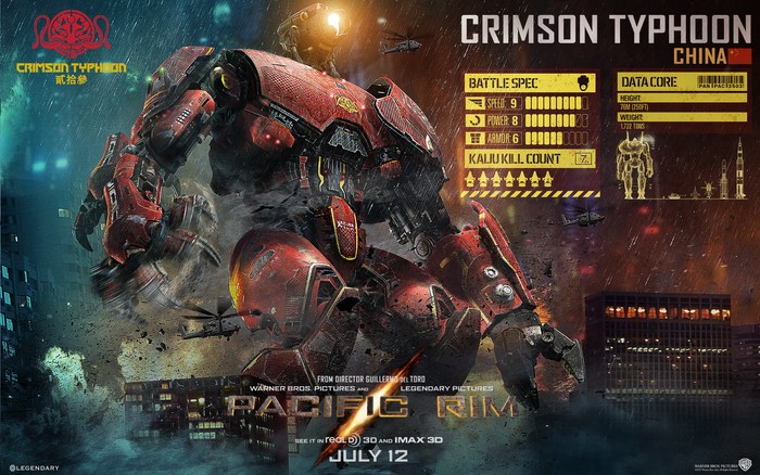 Crimson Typhoon Jaeger from Pacific Rim