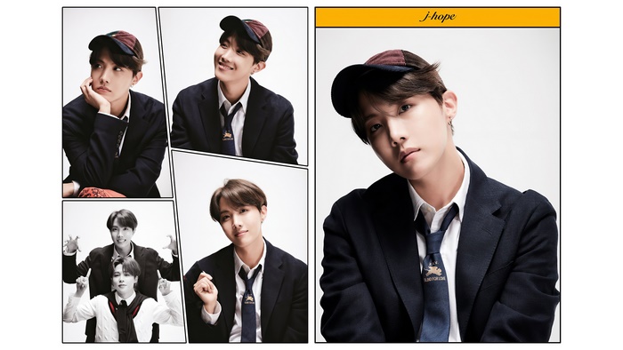 J-Hope from BTS in Map of the Soul 7 concept photos
