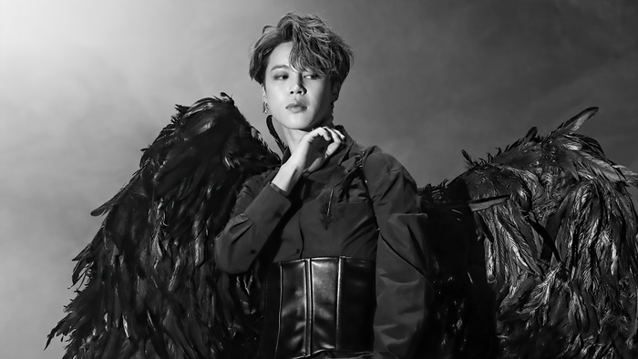 BTS, Jimin, Black Wings, Map of the Soul 7, 4K