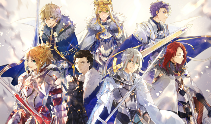 Knights of the Round Table from Fate Series