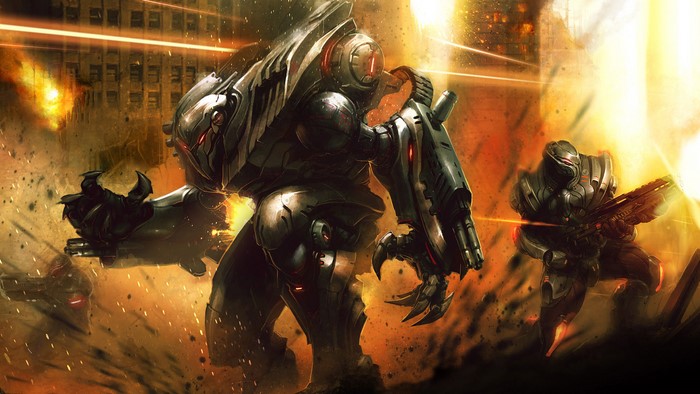 Section 8 soldiers in combat
