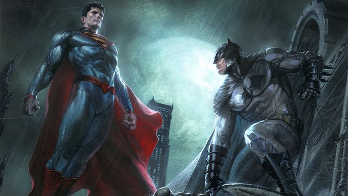 Superman and Batman from DC Comics