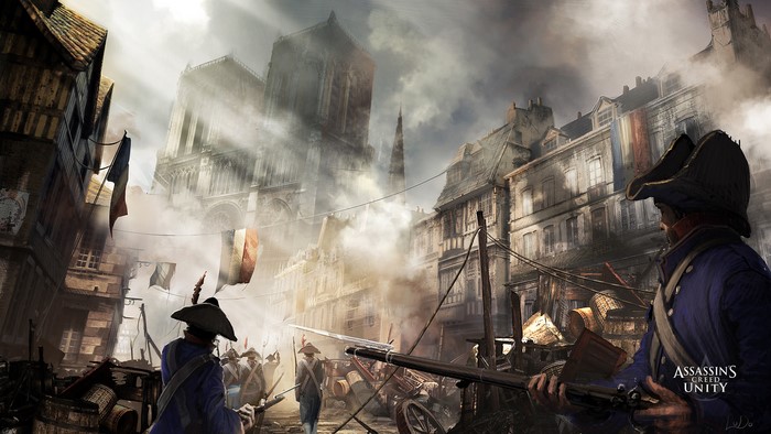 Assassins Creed Unity: French Revolution Street Scene