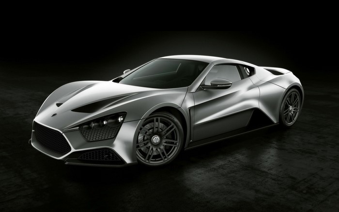 Silver Zenvo ST1 Hypercar