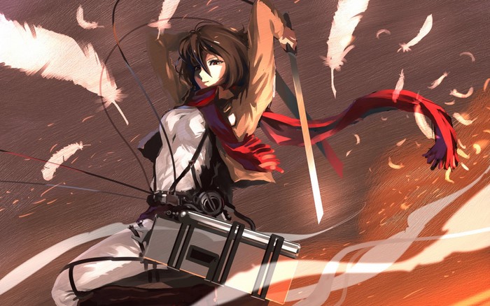 Mikasa Ackerman from Attack on Titan
