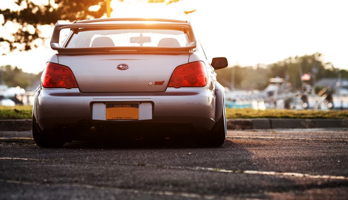 Subaru Impreza WRX STI rear view