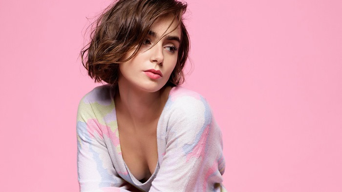 Lily Collins 4K