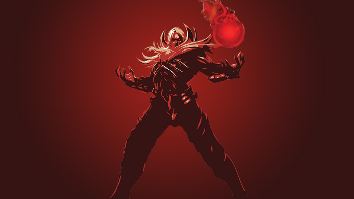 Vladimir from League of Legends casting spell