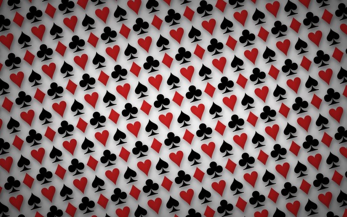 Playing Card Suits Pattern