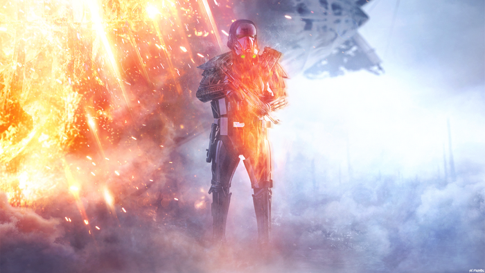 Stormtrooper from Star Wars in Battlefield