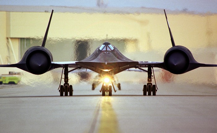 Lockheed SR-71 Blackbird on tarmac