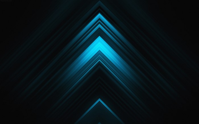 Abstract blue light streaks