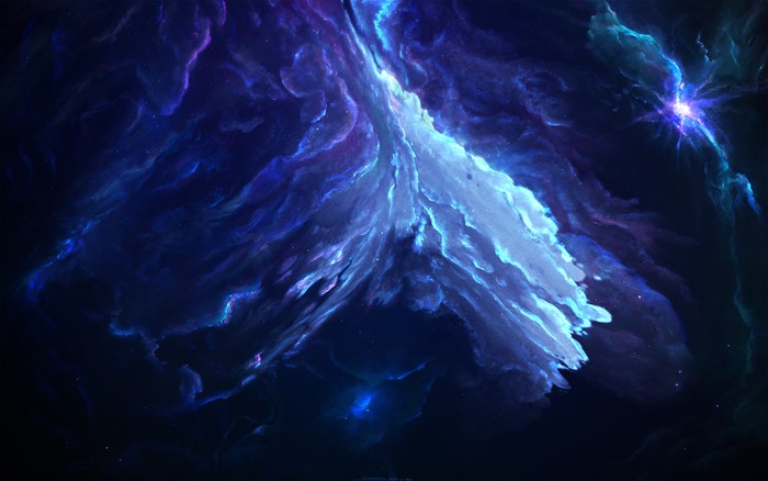 Digital Art Space Nebula