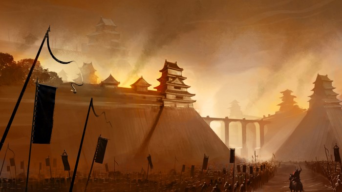 Shadow Tactics: Blades of the Shogun castle siege