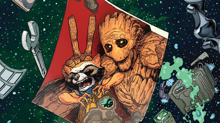 Rocket Raccoon and Groot from Guardians of the Galaxy