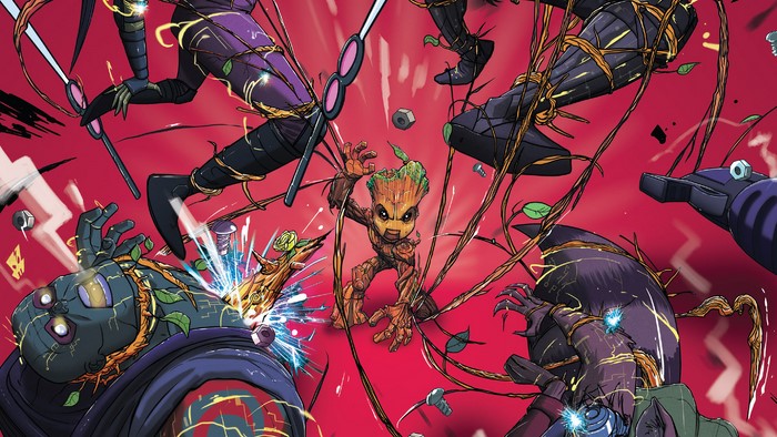 Baby Groot from Guardians of the Galaxy