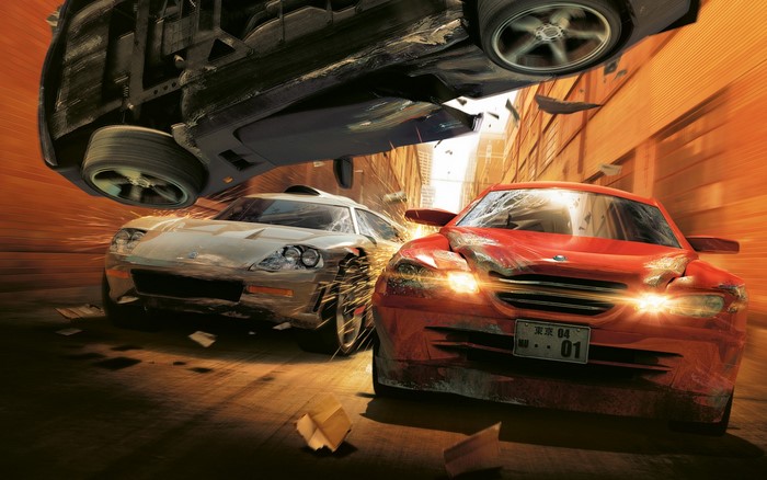 Burnout Revenge car crash scene