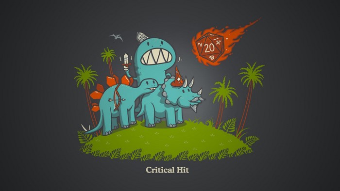 Dinosaurs in Dungeons & Dragons Critical Hit
