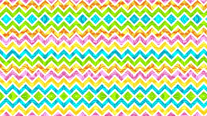 Abstract Colorful Geometric Digital Art